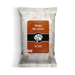 TOP Mix Soft-Serve Ice Cream Toffee Caramel Powder 1kg